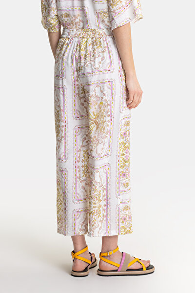 GREEN WIDE LEG TROUSERS 3