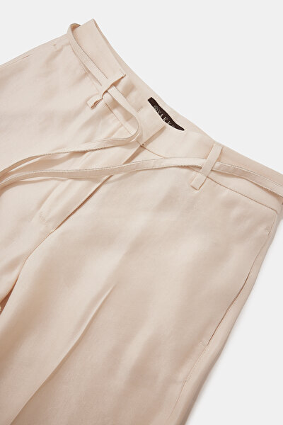 ECRU WIDE LEG TROUSERS 3