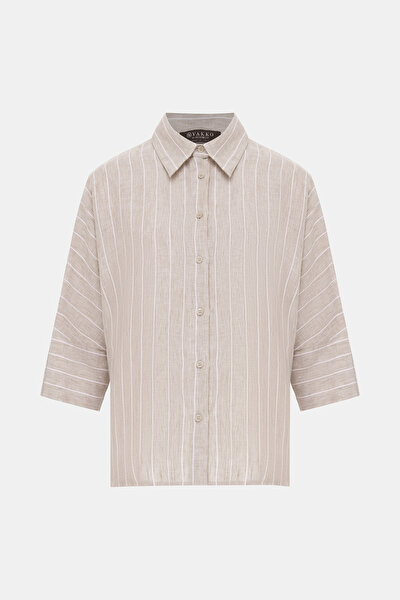 WHITE 3/4 SLEEVES SHIRT 8