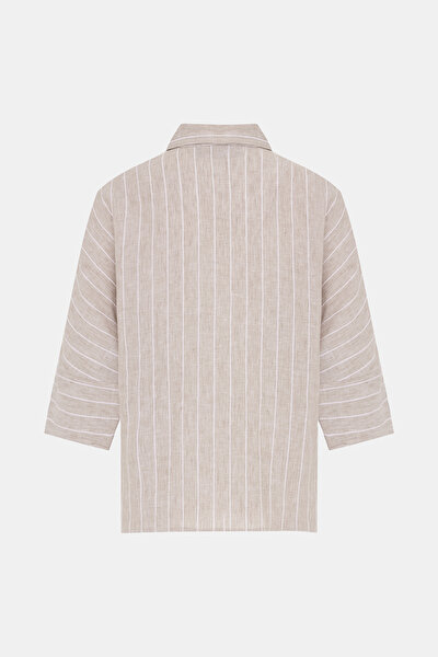 WHITE 3/4 SLEEVES SHIRT 9