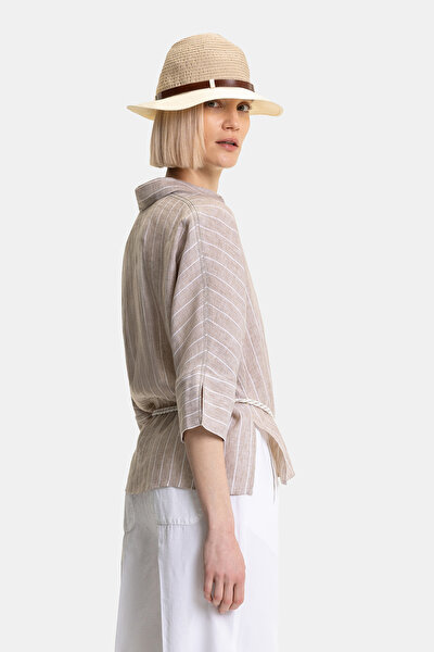 WHITE 3/4 SLEEVES SHIRT 4
