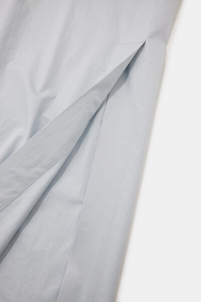 GREY WIDE LEG TROUSERS 4