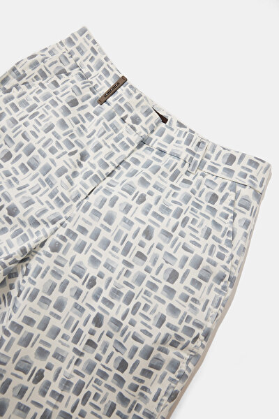 ECRU SKINNY LEG TROUSERS 3