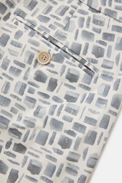 ECRU SKINNY LEG TROUSERS 4