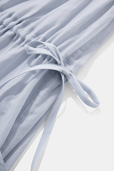 LIGHT BLUE MIDI SKIRT 9