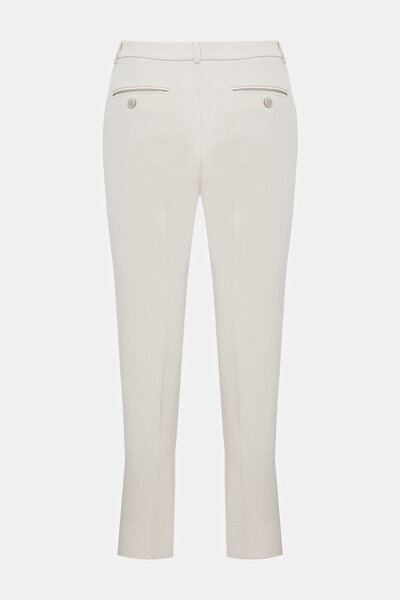 BEIGE WIDE LEG TROUSERS 5