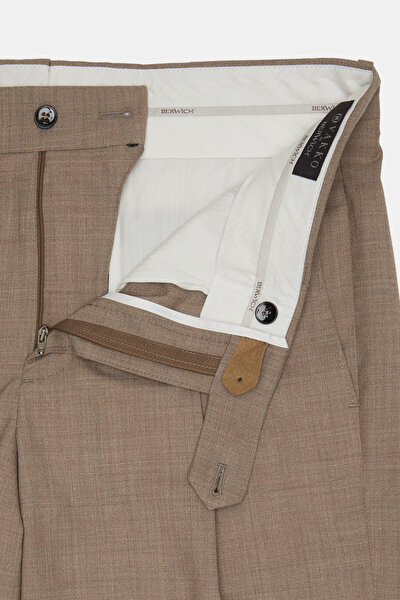 BEIGE WOOL/SILK BERMUDA 4