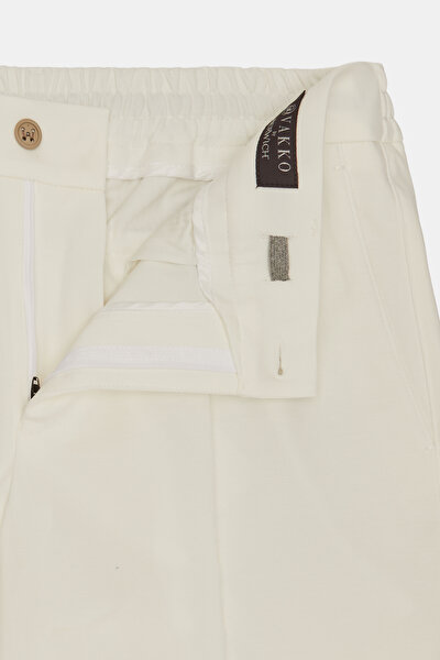 ECRU JERSEY TROUSERS 9