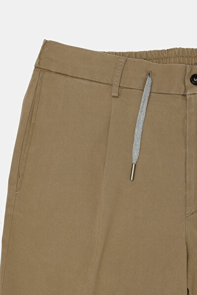DARK GREEN LYOCELL COTTON BERMUDA 4
