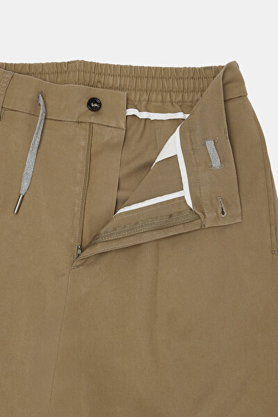 DARK GREEN LYOCELL COTTON BERMUDA 5
