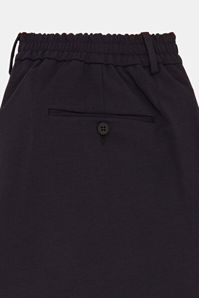 NAVY BLUE JERSEY TROUSERS 8