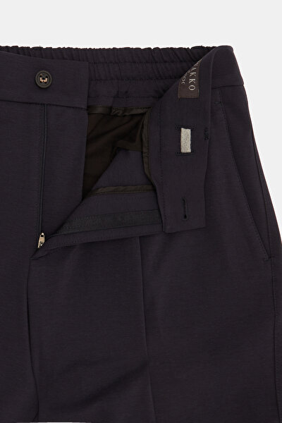 NAVY BLUE JERSEY TROUSERS 10