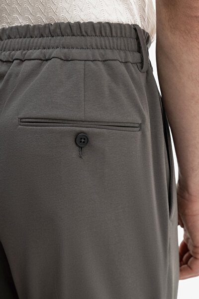 KHAKI JERSEY TROUSERS 5