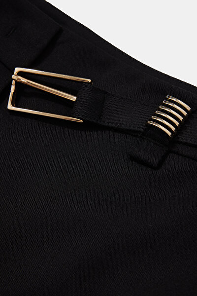 BLACK STRAIGHT CUT TROUSERS 8