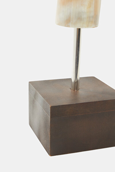 BUFFALO HORN DECORATIVE OBJECT 4