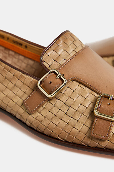 LIGHT BROWN LEATHER SHOE 5