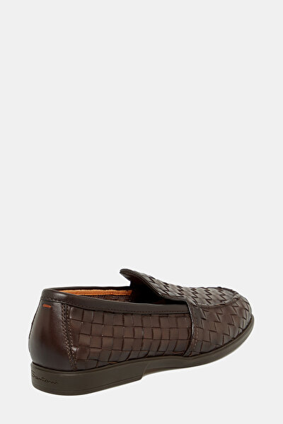 BROWN LEATHER SHOE 3