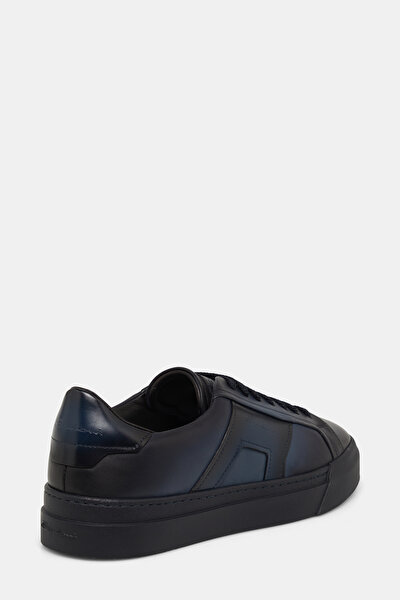 NAVY BLUE LEATHER SHOE 3
