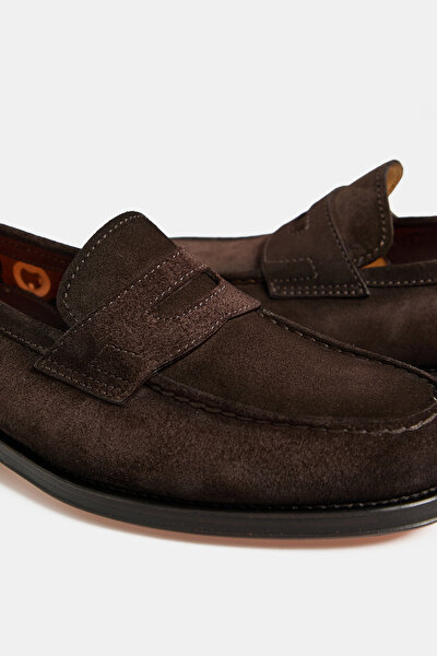 BROWN LEATHER SHOE 5