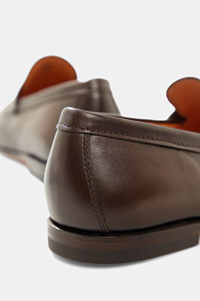 BROWN LEATHER SHOE 5