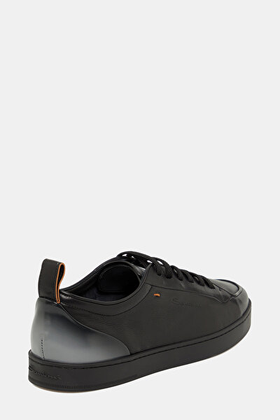BLACK LEATHER SHOE 3