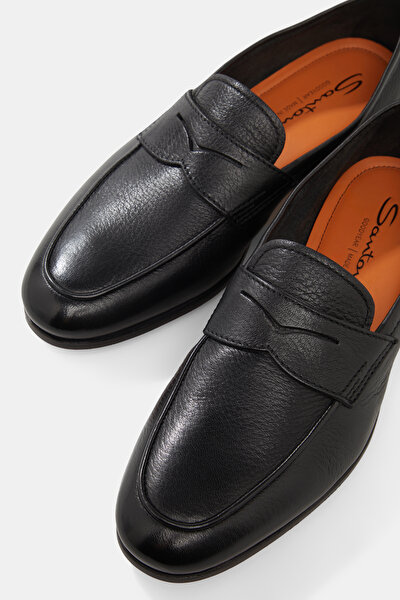 BANTLI DERİ LOAFER AYAKKABI 4
