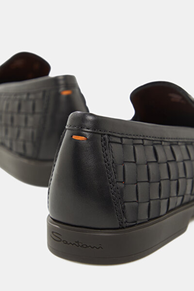 BLACK LEATHER SHOE 5