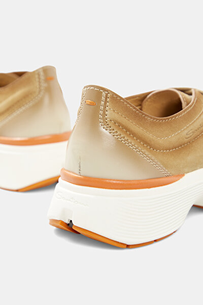 LIGHT BEIGE LEATHER SHOE 5