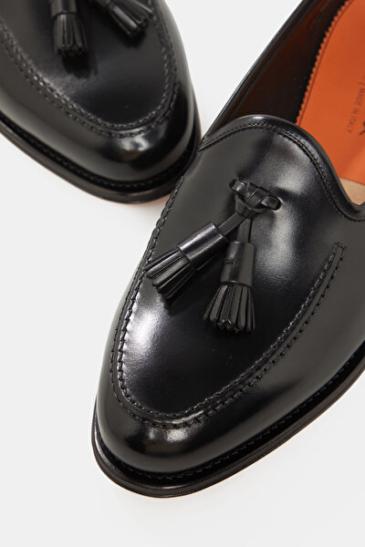 PÜSKÜLLÜ DERİ LOAFER AYAKKABI 4
