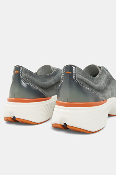 GREY LEATHER SHOE 4
