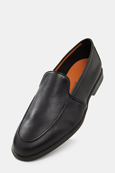 BLACK LEATHER SHOE 5