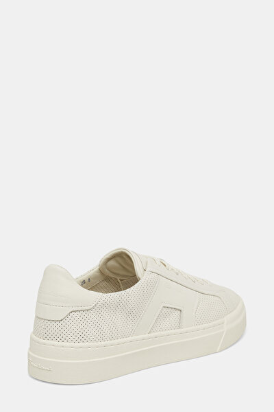 ECRU LEATHER SHOE 3