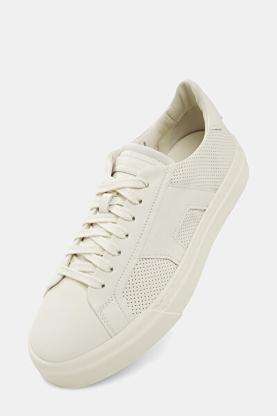 ECRU LEATHER SHOE 5