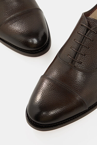 BROWN LEATHER SHOE 4