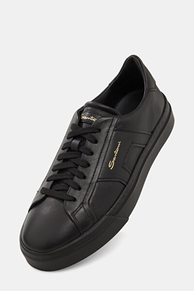 BLACK LEATHER SHOE 4