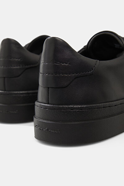BLACK LEATHER SHOE 5
