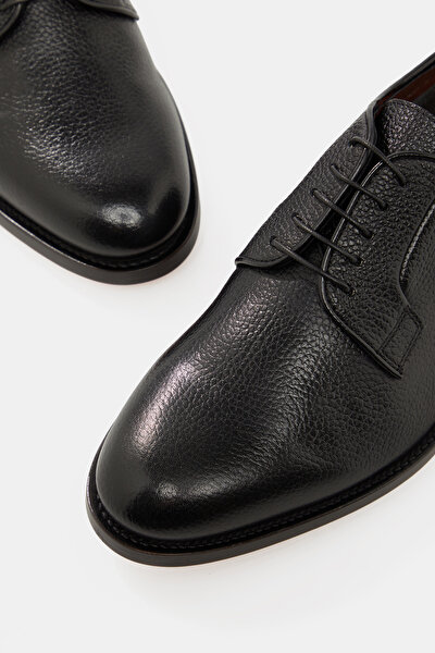 BLACK LEATHER SHOE 4