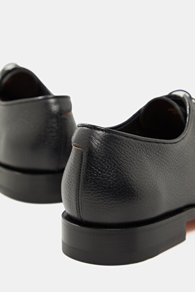 BLACK LEATHER SHOE 5