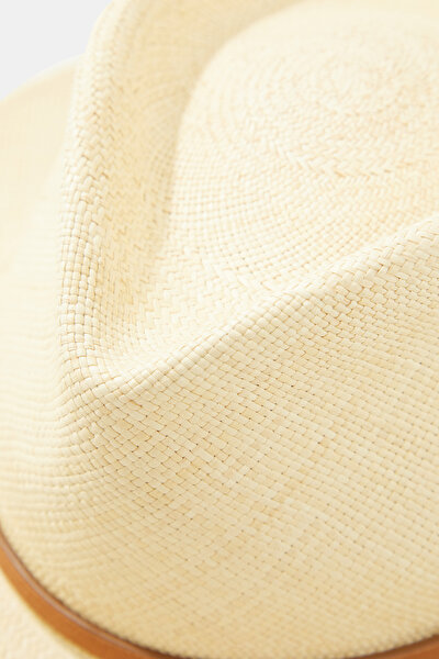 LIGHT BEIGE WICKER HAT 4