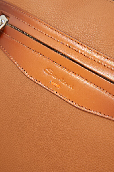 BROWN LEATHER BAG 4