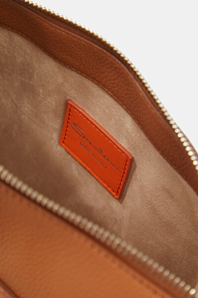 BROWN LEATHER BAG 5