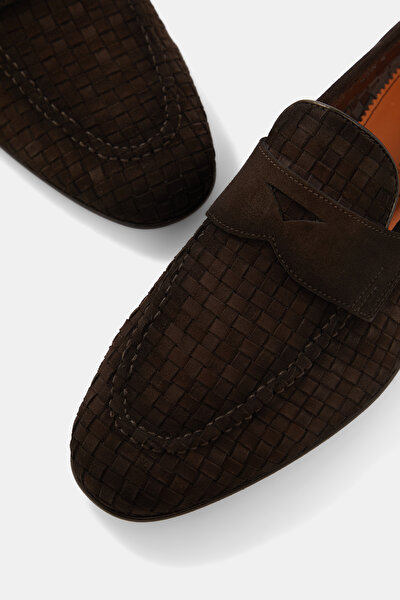 BROWN LEATHER SHOE 4