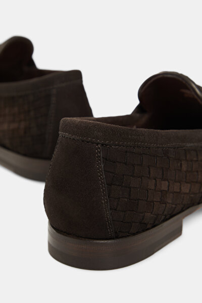 BROWN LEATHER SHOE 5