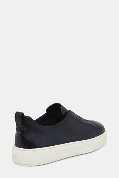NAVY BLUE LEATHER SHOE 3