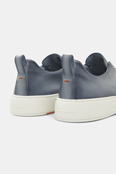 LIGHT BLUE LEATHER SHOE 4