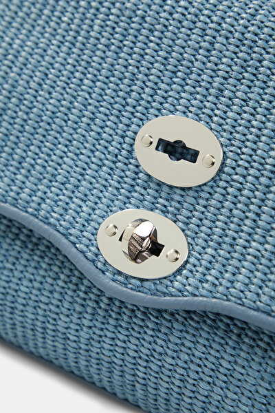 BLUE RAFFIA BAG 5