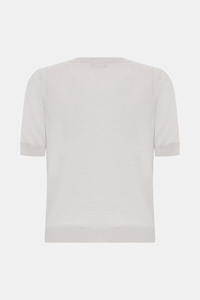 BEIGE BASIC / ROUND NECKLINE TRICOT 5