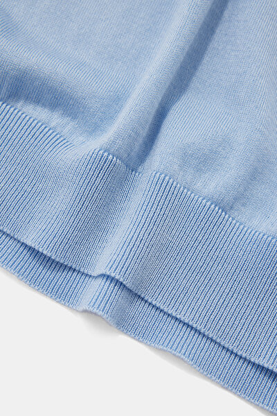 BLUE POLO NECK TRICOT 4