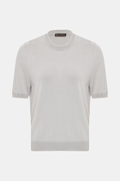 ECRU BASIC / ROUND NECKLINE TRICOT 5