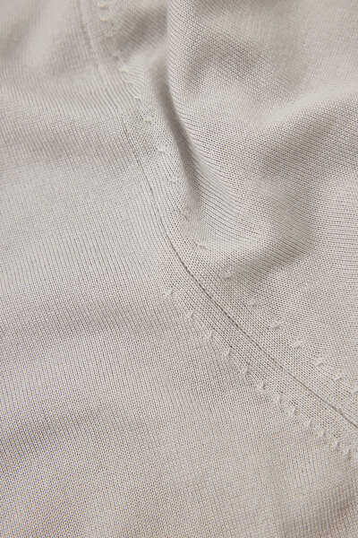 ECRU BASIC / ROUND NECKLINE TRICOT 8